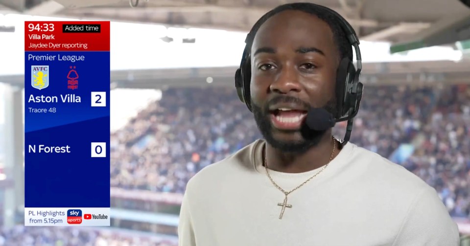 Dyer's commentary for an Ollie Waktins goal saw him go viral with even Ian Wright singling him out for praise