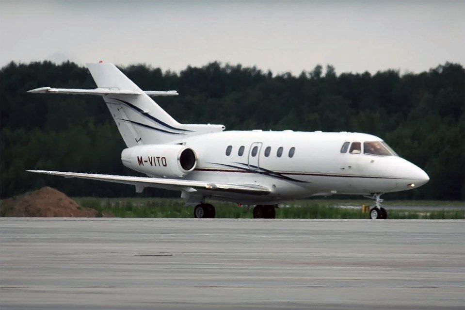 The Wagner boss also has a Hawker private jet