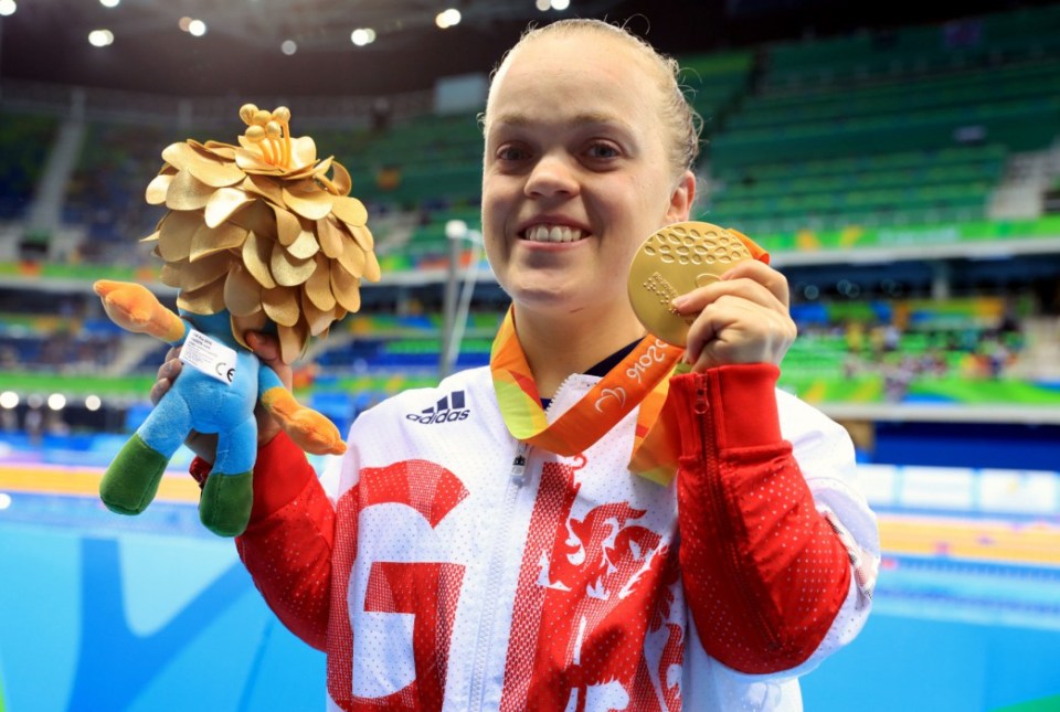  Ellie Simmonds won Gold for Paralympics GB in the Women's 200m Individual Medley in 2016