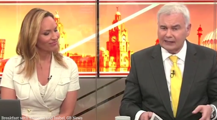 Eamonn Holmes preferred Josie Gibson to Holly Willoughby on yesterday's This Morning