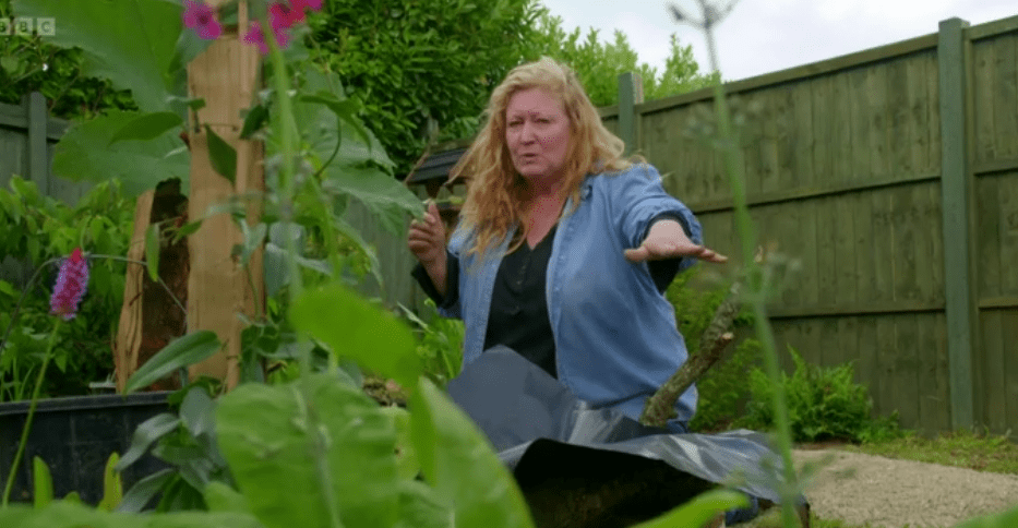 Charlie Dimmock used her own 'sad and wilted' plants