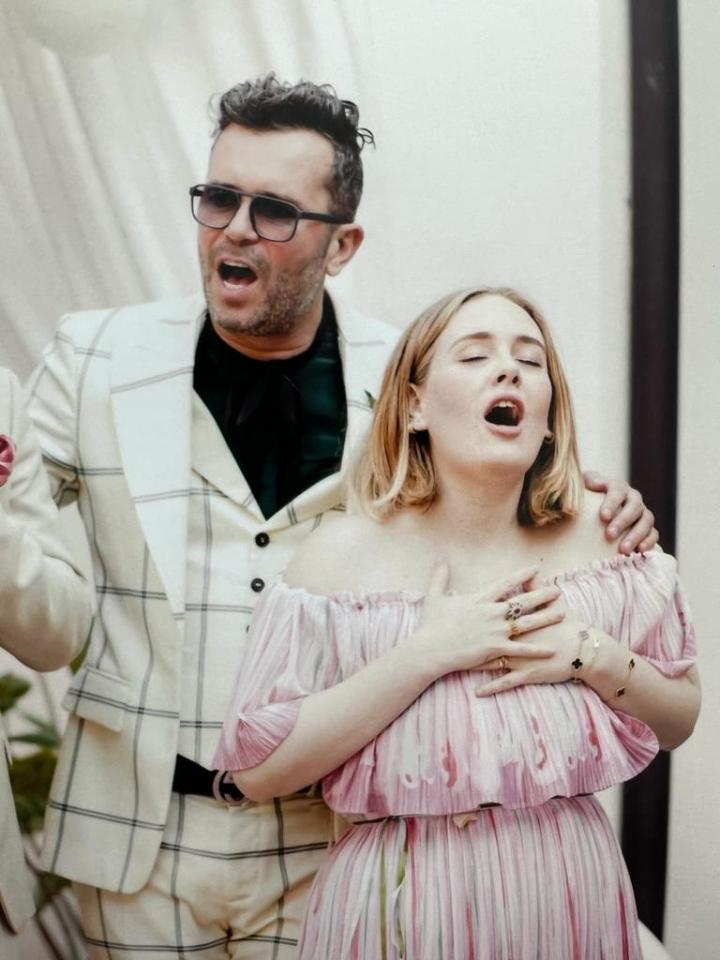 Adele was so thrilled when she heard Paul and Alan were getting married that she insisted on hosting their wedding at one of her LA homes