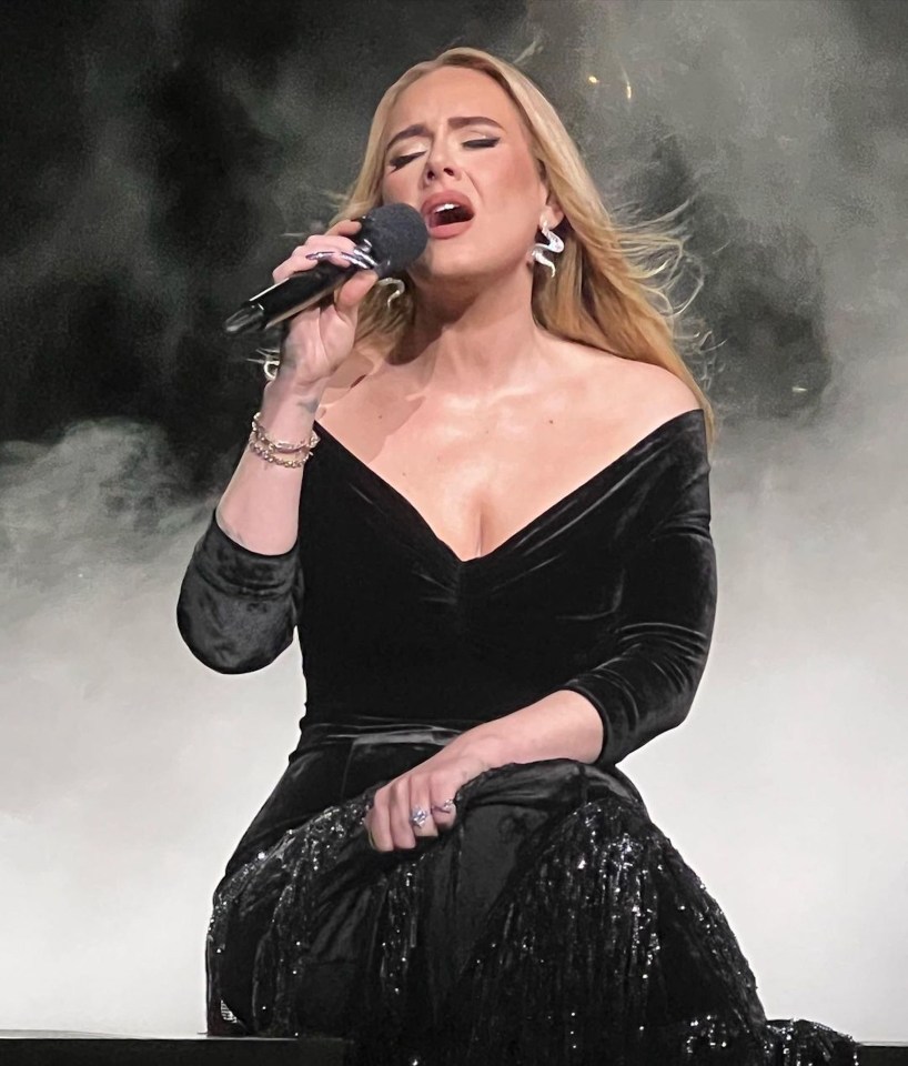 Adele has revealed she is suffering from a painful skin condition