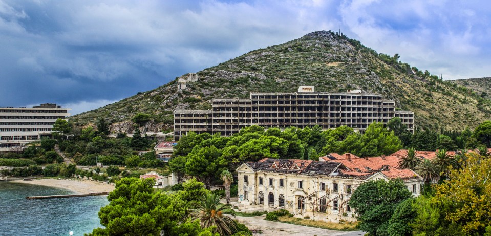 The abandoned ruins have been left derelict for more than two decades