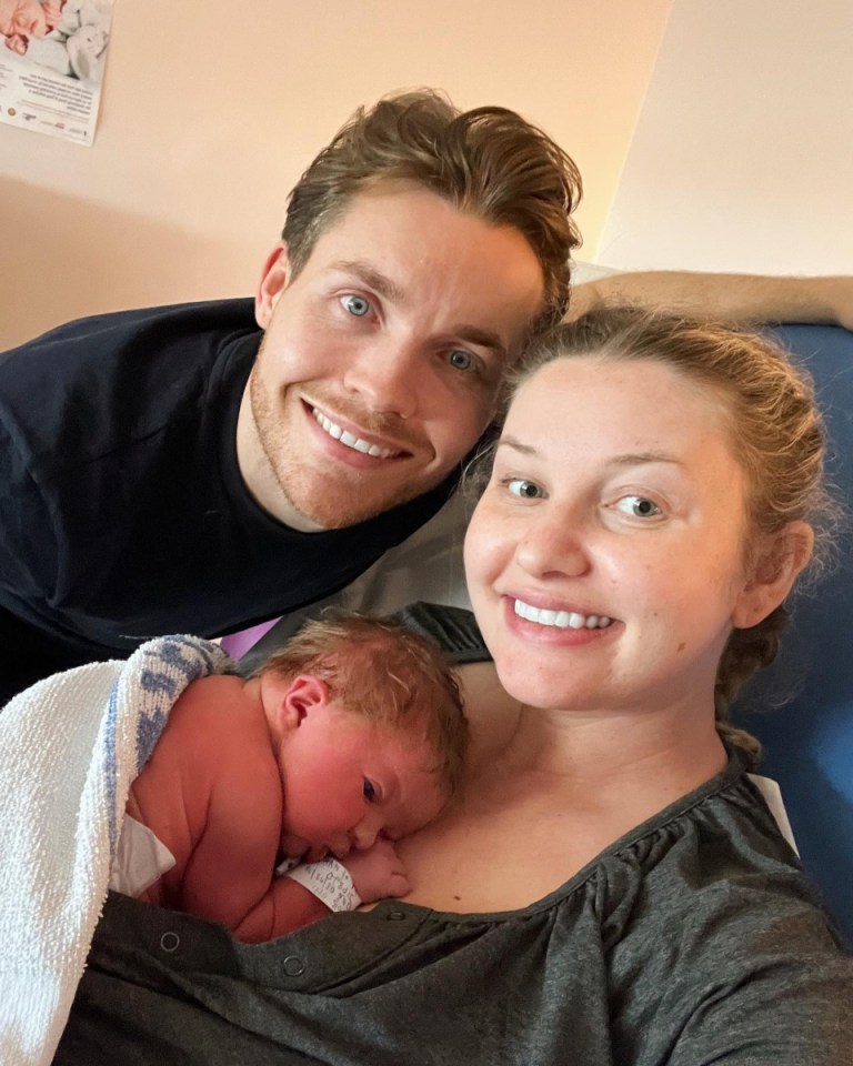 Amy and Sam welcomed Stanley in March