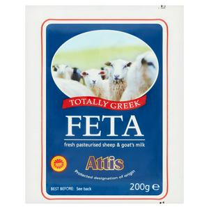 Feta is one of the saltiest cheeses, with 2.25g per 100g