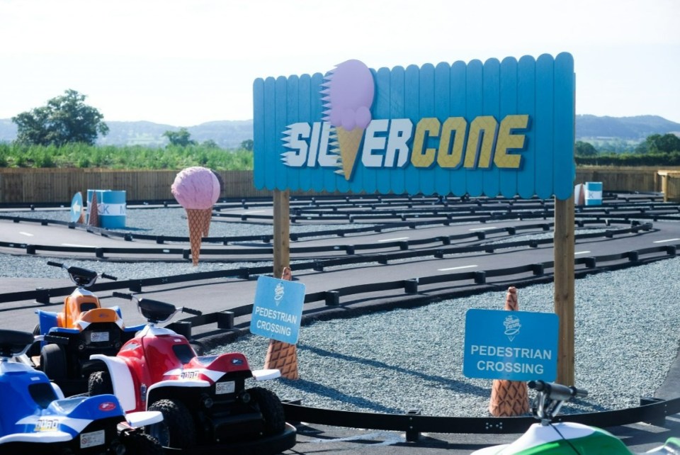 Kids will love the Silvercone driving course