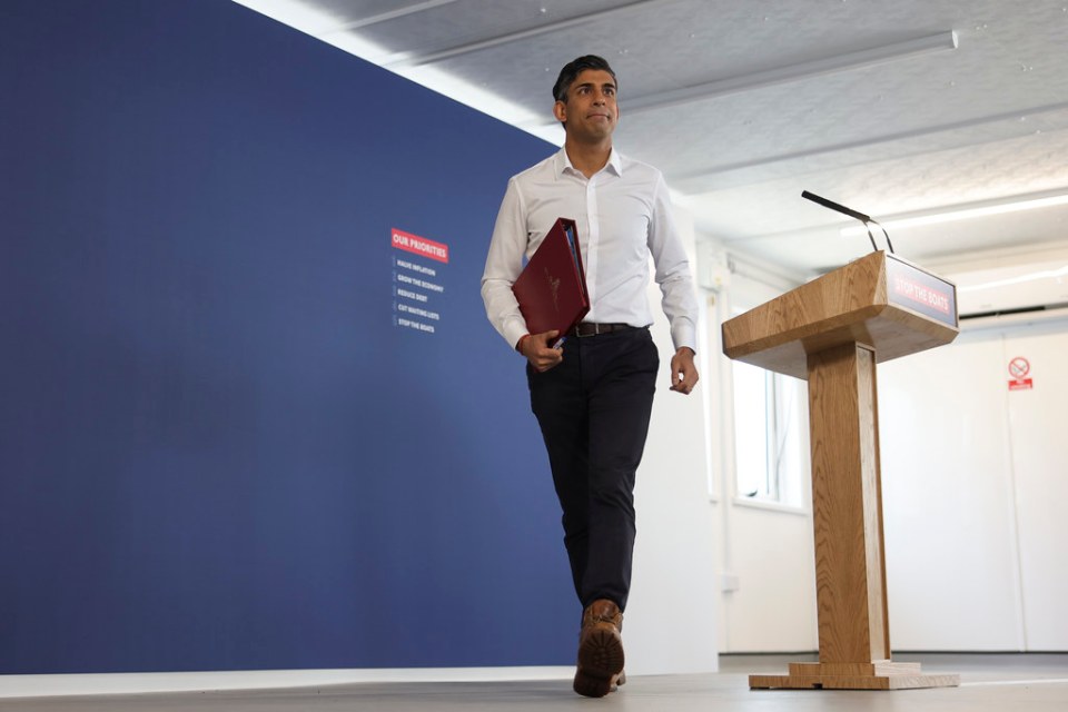 Rishi Sunak is tearing through Labour's lead in the polls, according to a new survey out today