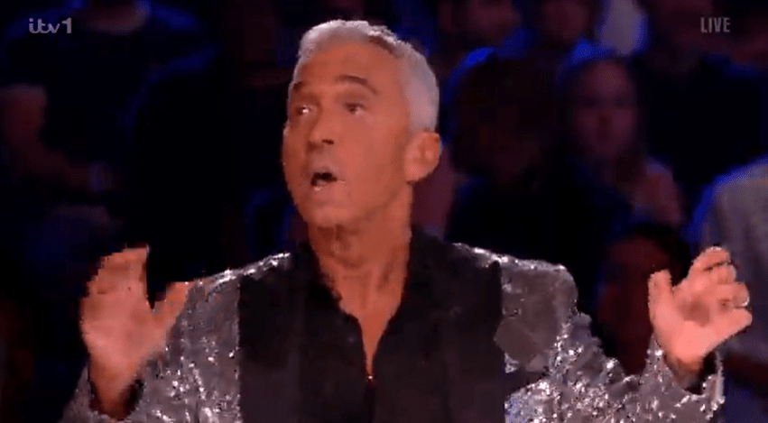 Bruno Tonioli spoke to Ant and Dec but the noise behind him distracted viewers