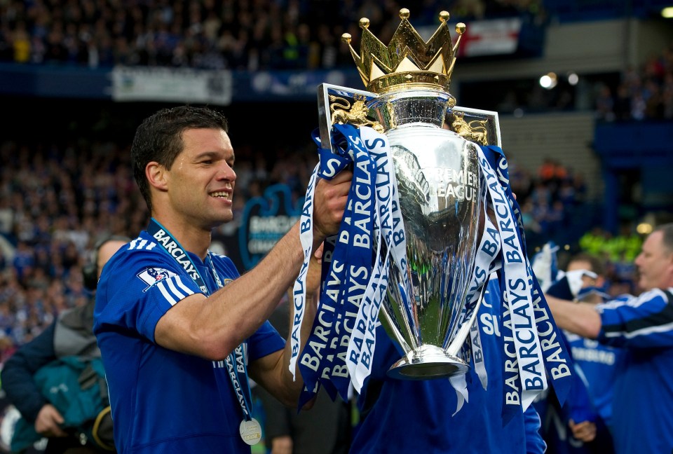 Michael Ballack won the Premier League title with Chelsea