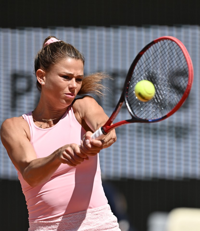 Camila Giorgi reached the second round at this year's French Open