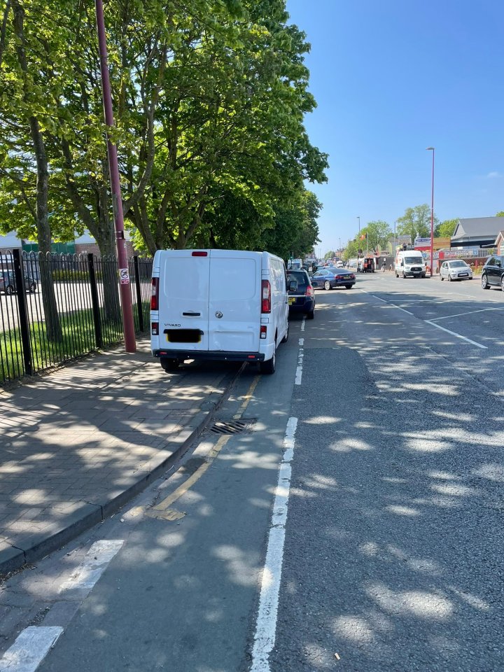 The careless parking by motorists were outed by the force