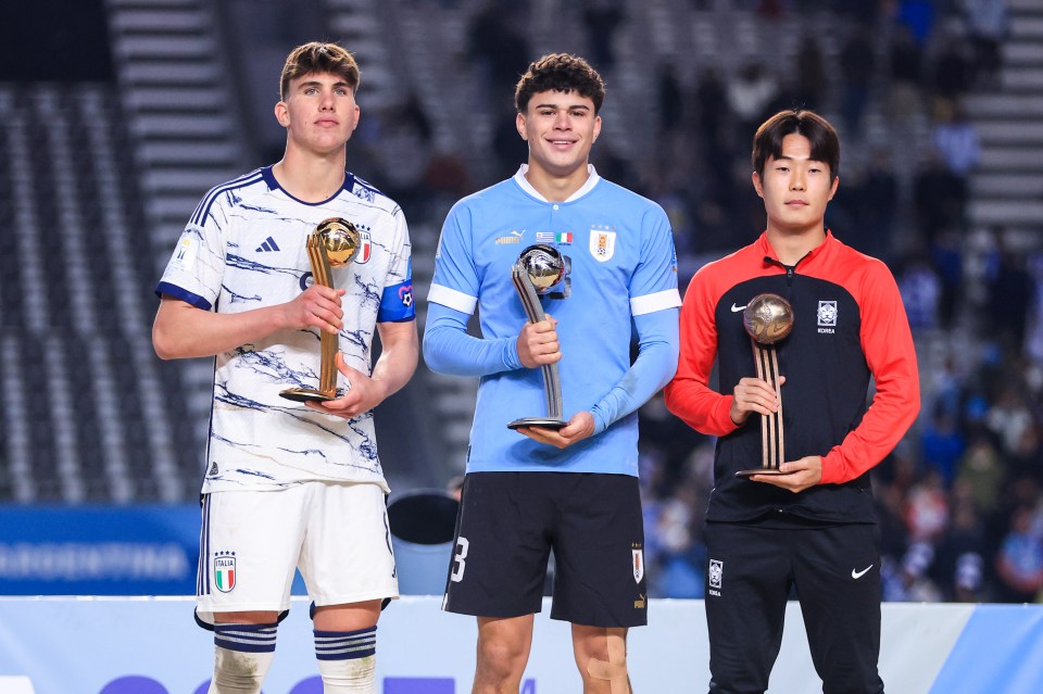 Chelsea and Italy prodigy Cesare Casadei has won the U20 World Cup's Golden Ball