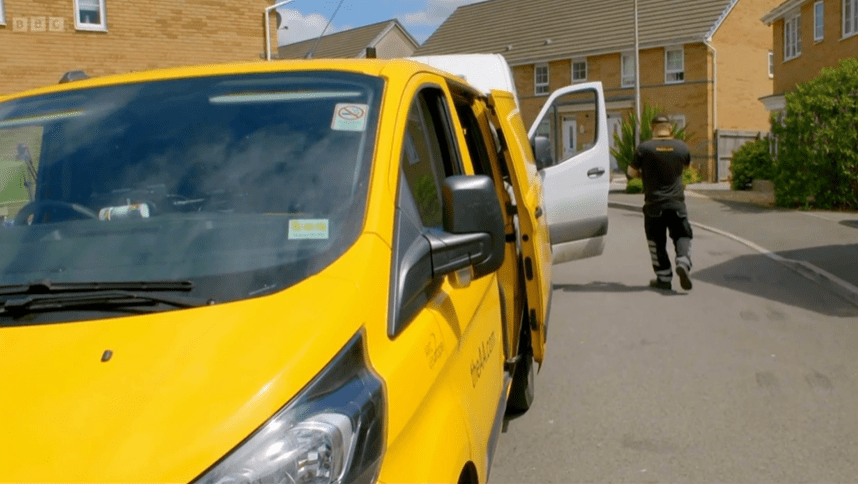 £1,000 worth of Cornish plants were trapped in a van