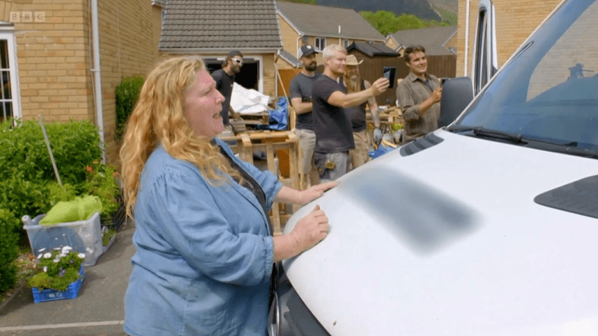 Charlie Dimmock was left begging after a major problem with a £5k Garden Rescue transformation