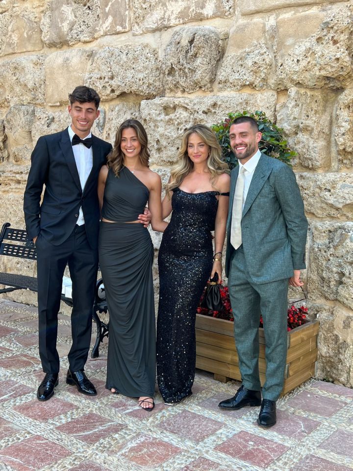 Outgoing Chelsea stars Kai Havertz and Mateo Kovacic were in attendance with their Wags