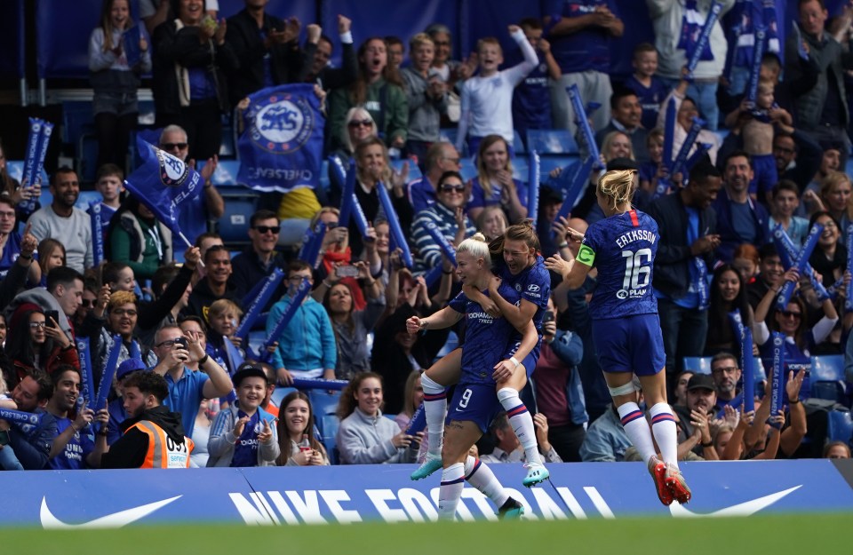 Among the memorable goals England scored during her seven-year Chelsea spell was long-range screamer against Spurs at Stamford Bridge in 2019