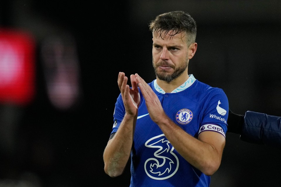 Cesar Azpilicueta could be on his way out of Chelsea on a free transfer