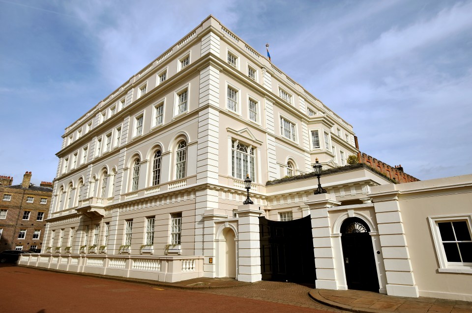 Clarence House is the London residence of King Charles