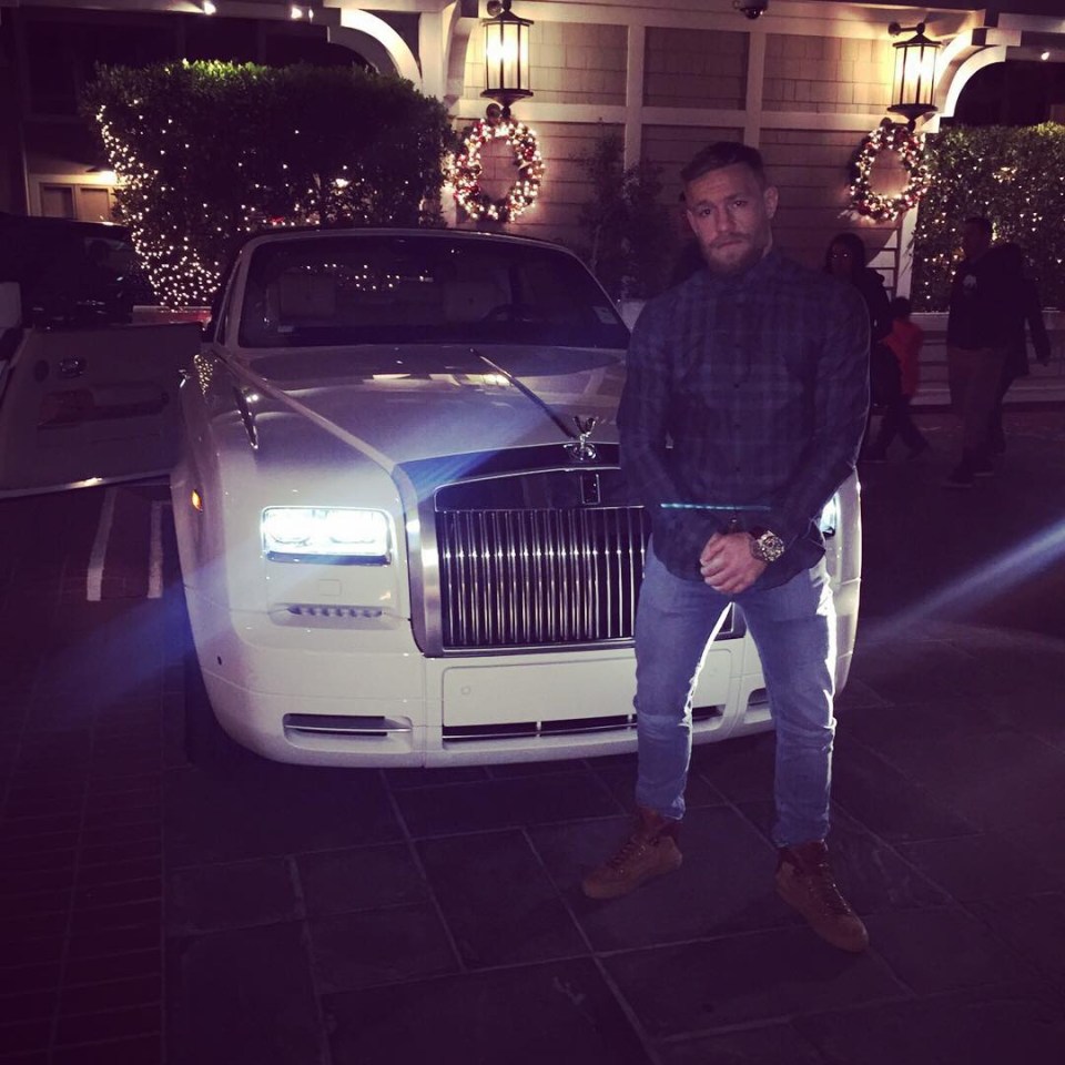 McGregor treated himself to this car after knocking out Jose Aldo in 13 seconds