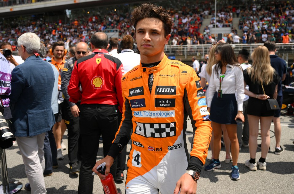 Lando Norris has been with McLaren since 2018