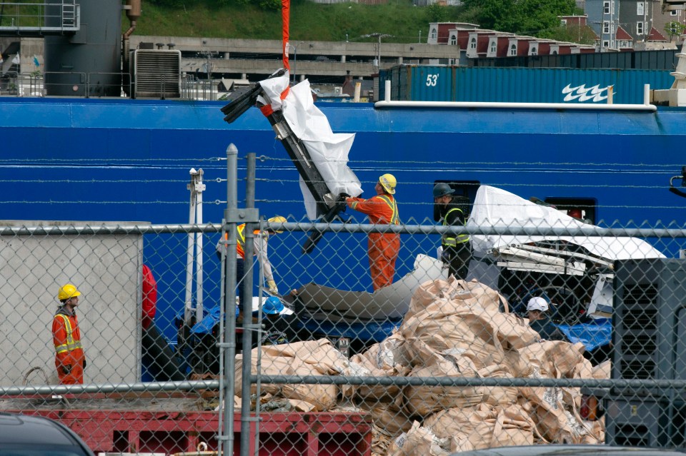 The US Coast Guard is still working to identify the remains