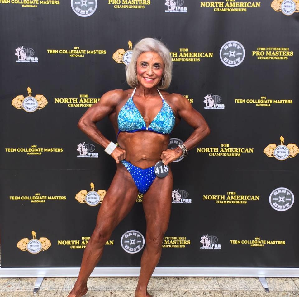 Rebecca is ripped at 73 years old