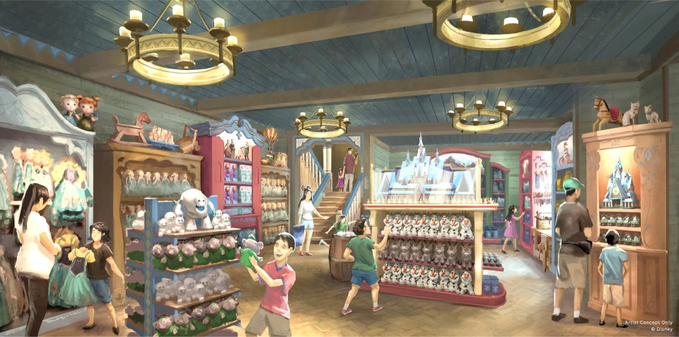 Kids can pick out their favourite toys at the on-site gift shop