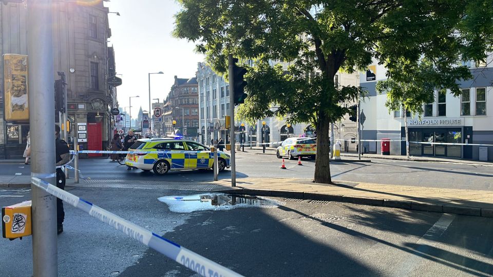 The city centre remains closed with the public being told to stay away