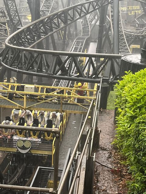 The Smiler was one of the rides temporarily closed by the theme park