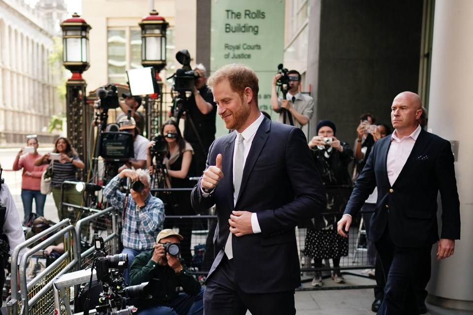 Prince Harry left court after a gruelling seven hours in the stand