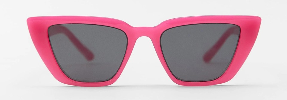 These Pink cat eye shades are £19.99 at Zara