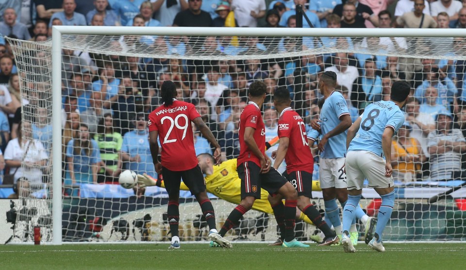 Gundogan restored City's lead just minutes into the second half