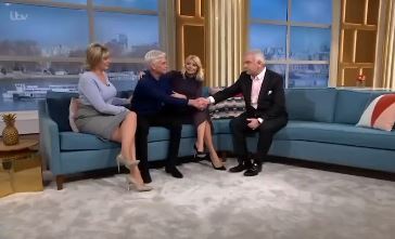 Holmes and his wife Ruth Langsford were This Morning colleagues of Holly and Phil