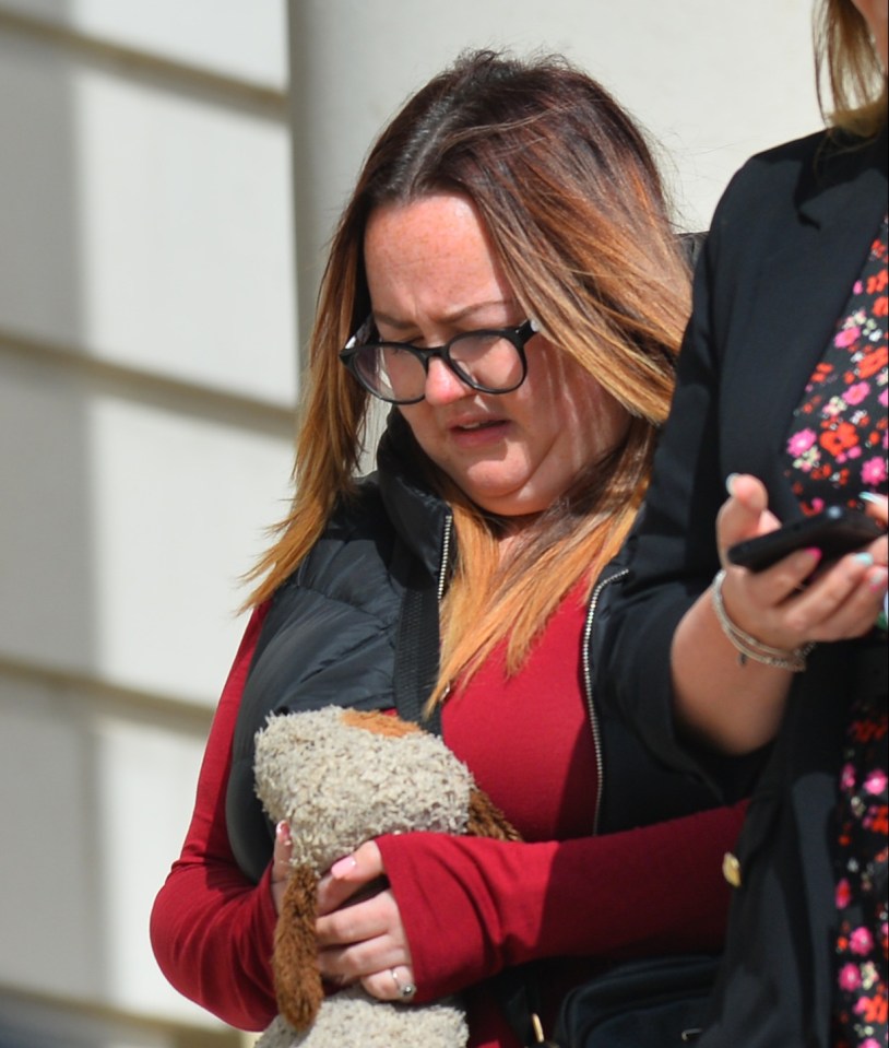 Emma Whitfield has described the heartbreaking moment she had to identify her boy's body