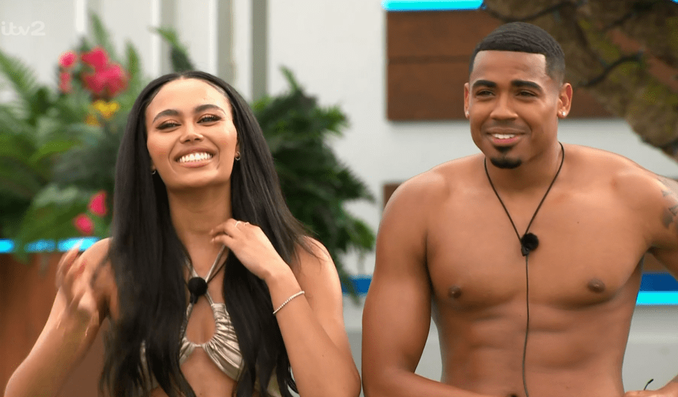 Love Island has landed itself in a fresh race row after allowing the public to vote for the villa couples - Ella Thomas and Tyrique Hyde pictured