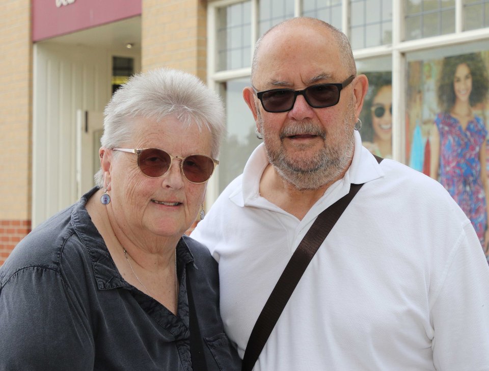 Denise Bustin, 66, has lived near Clacton-on-Sea with her husband Allan, 74, for 28 years