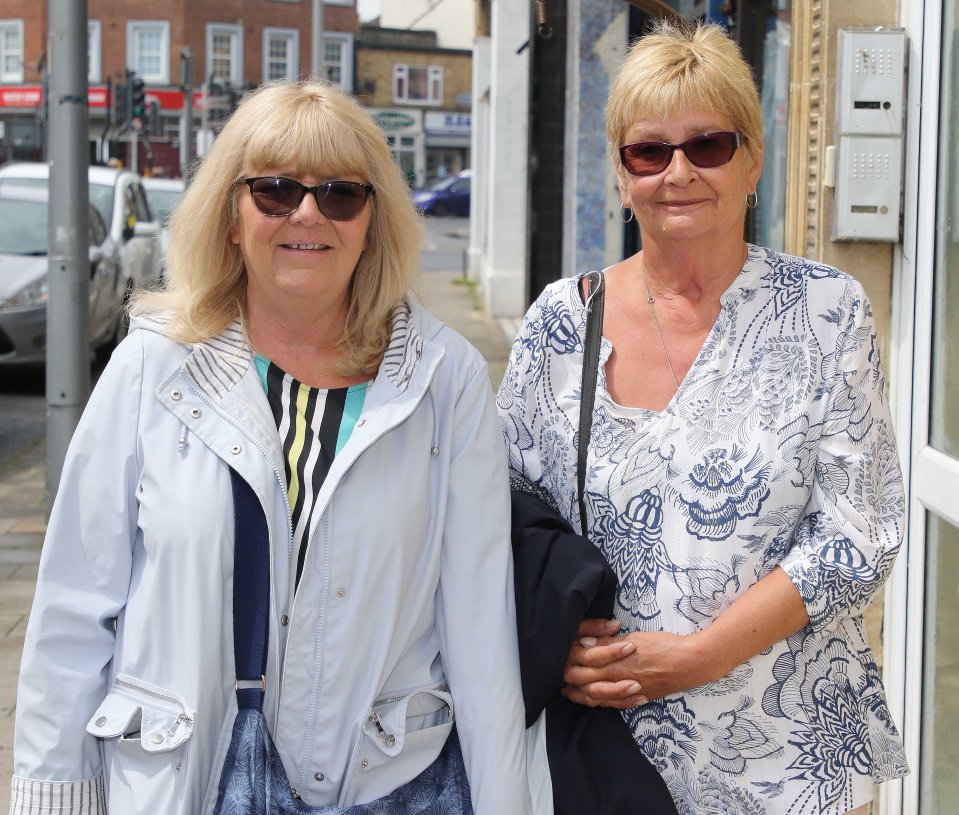 Caroline Brown (left) and Glynes Davies (right). They blamed shop closures for causing rapid decline in the town