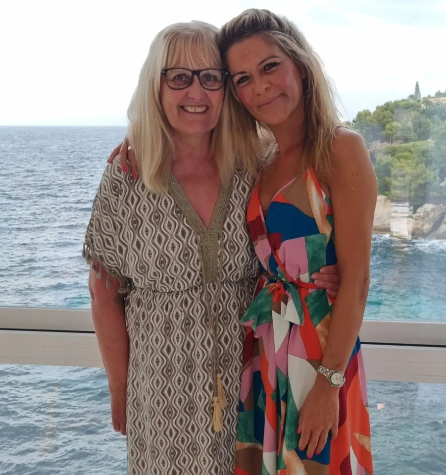 Gemma says she was reduced to tears when she bumped into Joyce on holiday