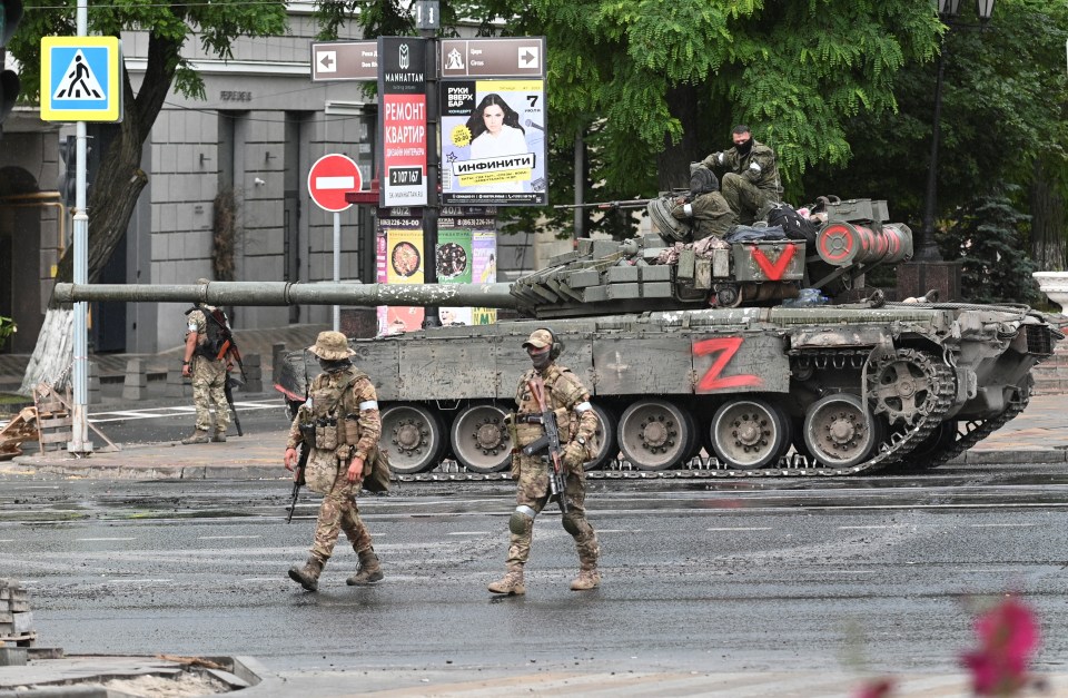 Wagner tanks rolled into Rostov on Saturday