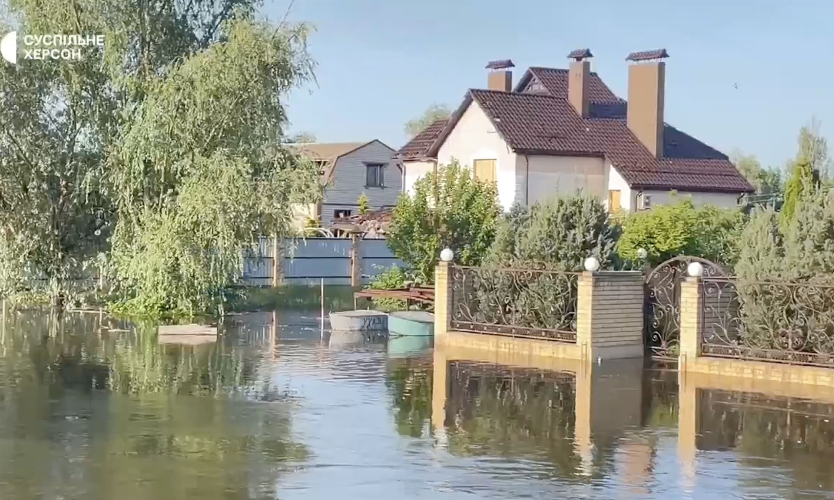 Flooding has started in the occupied Kherson and Kherson region