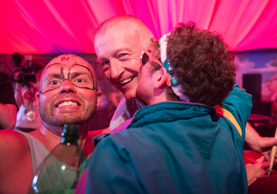 Steve Davis now DJs at Glastonbury festival