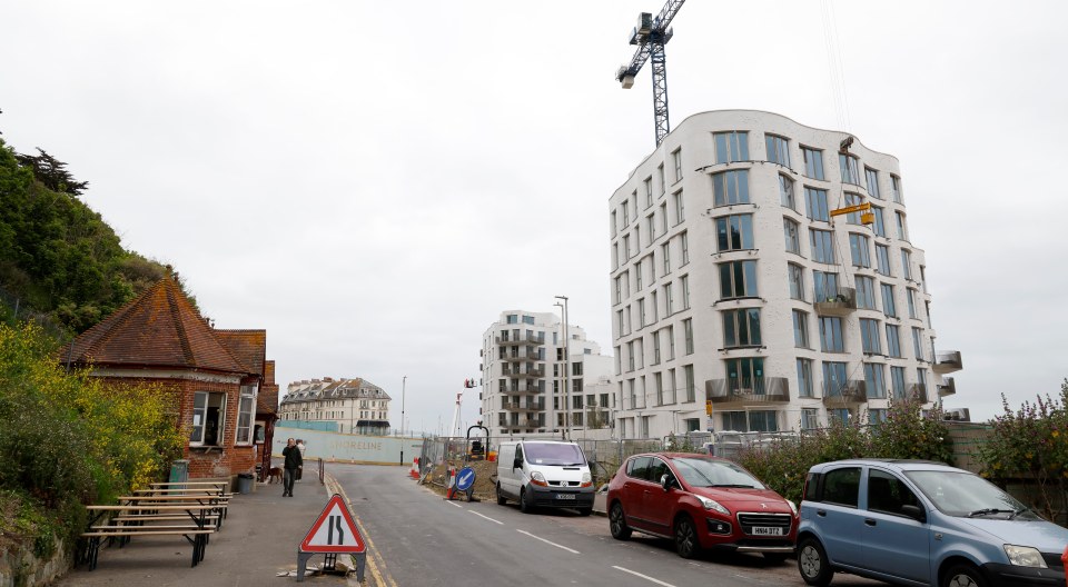 The new block of flats is set to be complete in August