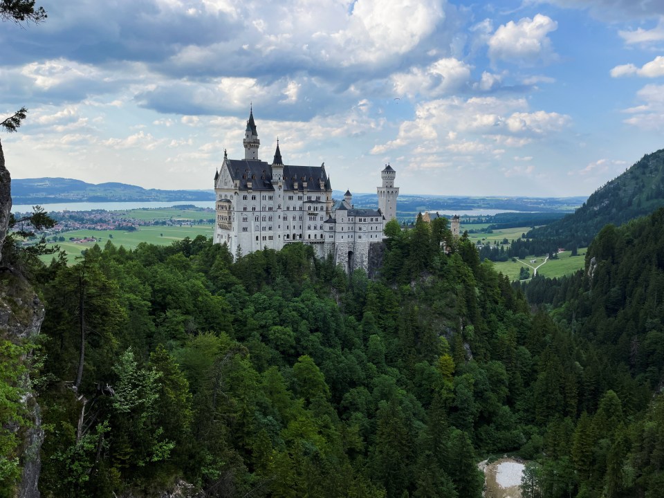 Neuschwanstein Castle, which sits on a rock ledge, boasts more than a million visitors a year