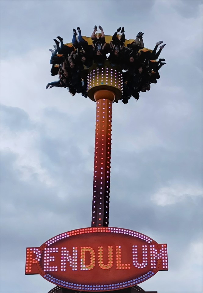 The Pendulum ride at Great Yarmouth Pleasure Beach had me whooping with joy