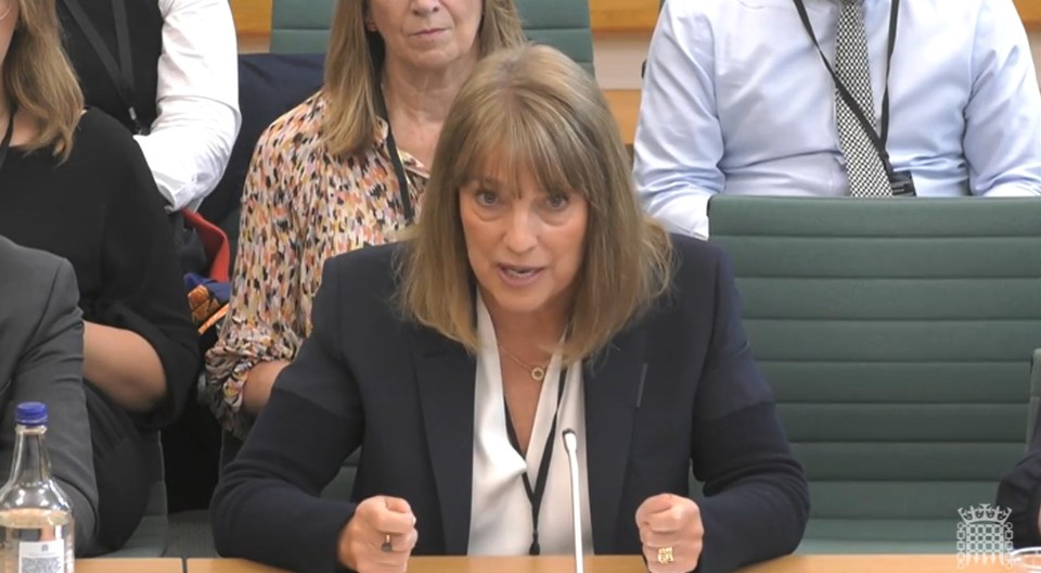 Dame Carolyn McCall claimed the runner was asked 12 times about the affair