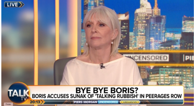 Rishi Sunak hit back at Nadine Dorries who said she would quit but hasn't done so