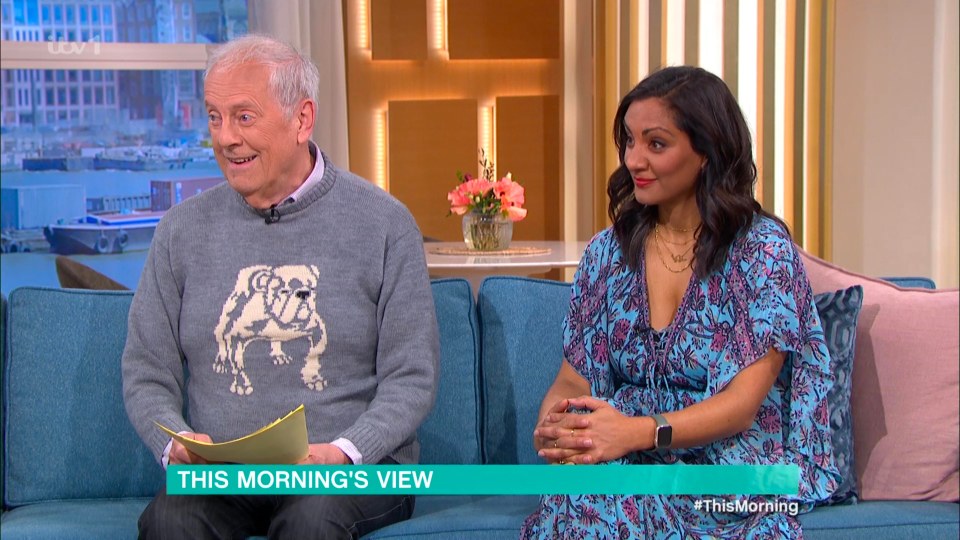 Gyles Brandreth on This Morning said: 'We are very happy to be here. This is a happy place to work.'