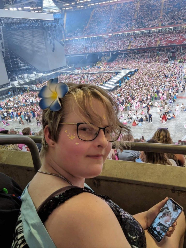 Eden went to see her idol Harry Styles in concert on June 21