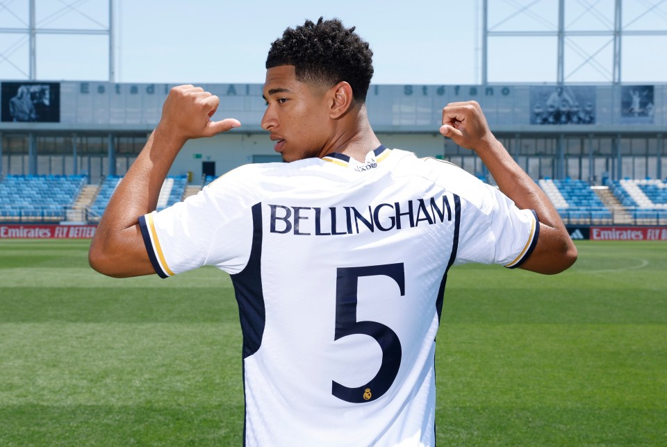 Jude Bellingham was unveiled as a Real Madrid player